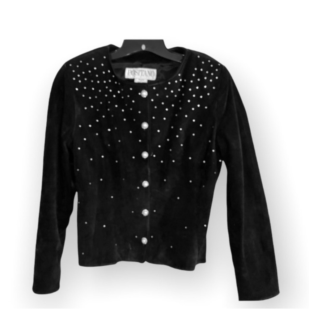 Vintage Positano Pelle Suede Jacket  Sz M